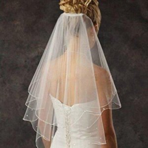 Juliette Lace Waist Length Veil